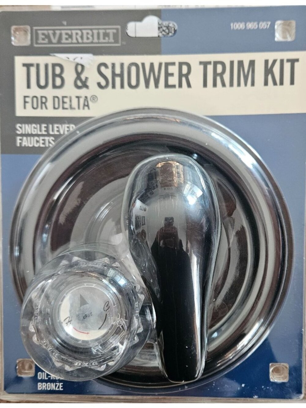 Everbilt Tub & Shower Trim Kit For Delta Single Lever Faucets Oil-Rubbed Bronze